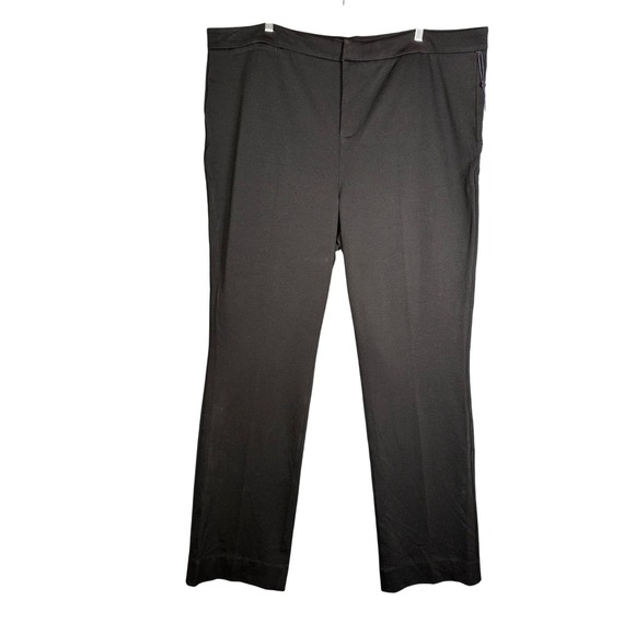 NYDJ Black Lift Tuck Technology Straight Leg Pants Women's Size 22W NEW - Picture 2 of 8